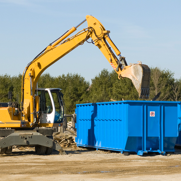 are there any restrictions on where a residential dumpster can be placed in Anna Illinois